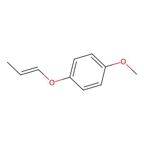 1-methoxy-4-[(E)-prop-1-enoxy]benzene structure