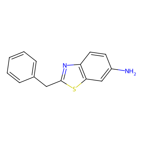 2-Benzyl-1,3-benzothiazol-6-amine structure