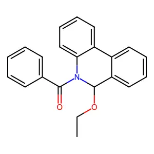 (6-ethoxyphenanthridin-5(6H)-yl)(phenyl)methanone structure