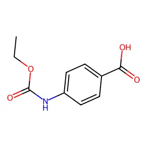 4-((Ethoxycarbonyl)amino)benzoic acid structure