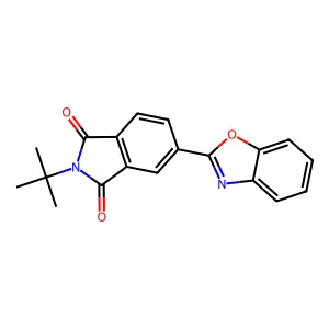 5-(1,3-Benzoxazol-2-yl)-2-tert-butylisoindole-1,3-dione structure