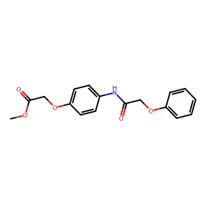 Methyl {4-[(phenoxyacetyl)amino]phenoxy}acetate structure