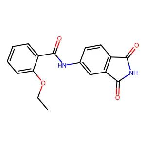 N-(1,3-二氧代异吲哚-5-基)-2-乙氧基苯甲酰胺 structure