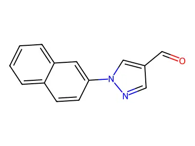 1-(2-Naphthyl)-1H-pyrazole-4-carbaldehyde structure