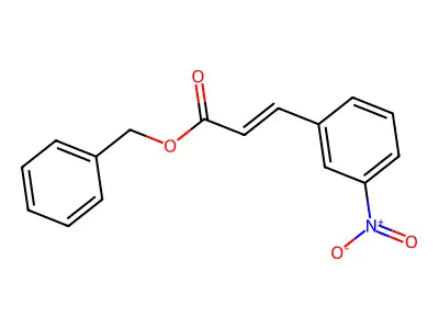 Benzyl (2E)-3-(3-nitrophenyl)prop-2-enoate structure