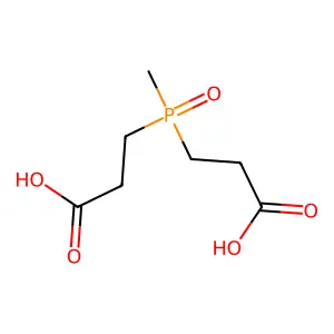 3,3'-(甲基亚膦酰基)双丙酸 structure