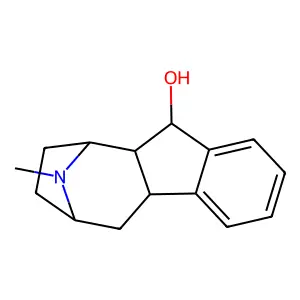 11-Methyl-4b,5,6,7,8,9,9a,10-octahydro-6,9-epiminobenzo(a)azulen-10-ol structure