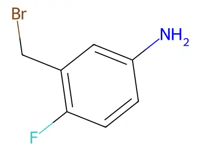 5-Amino-2-fluorobenzyl bromide structure
