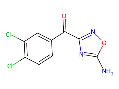 Methanone, (5-amino-1,2,4-oxadiazol-3-yl)(3,4-dichlorophenyl)- structure