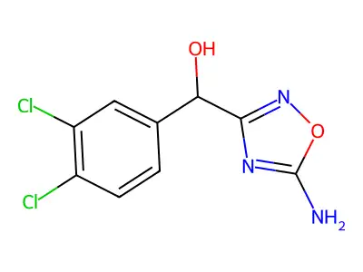 (3,4-Dichlorophenyl)(5-imino-2,5-dihydro-1,2,4-oxadiazol-3-yl)methanol structure