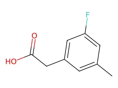 3-Fluoro-5-methylphenylacetic acid structure