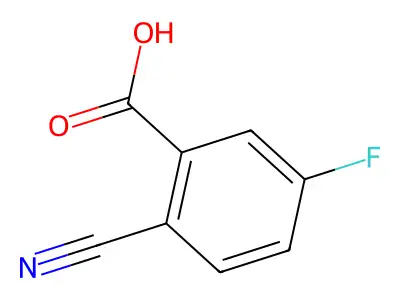 2-Cyano-5-fluorobenzoic acid structure