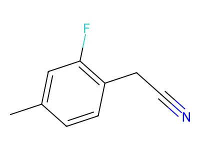 2-(2-Fluoro-4-methylphenyl)acetonitrile structure
