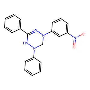4-(3-Nitrophenyl)-2,6-diphenyl-1,2,3,4-tetrahydro-1,2,4,5-tetrazine structure