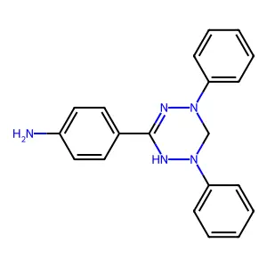4-(2,4-Diphenyl-1,3-dihydro-1,2,4,5-tetrazin-6-yl)aniline structure