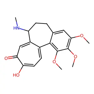 Colchiceine, N-deacetyl-N-methyl- structure