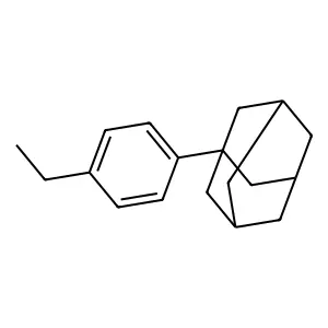 1-(4-Ethylphenyl)adamantane structure