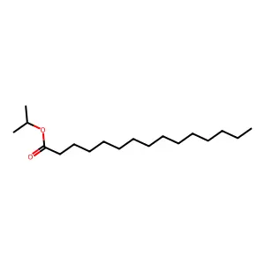 Isopropyl pentadecanoate structure