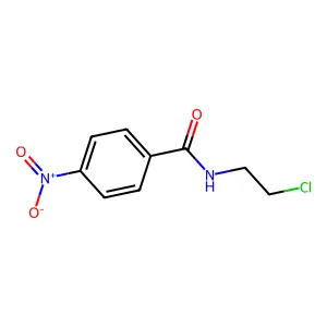 N-(2-氯乙基)-4-硝基苯甲酰胺 structure