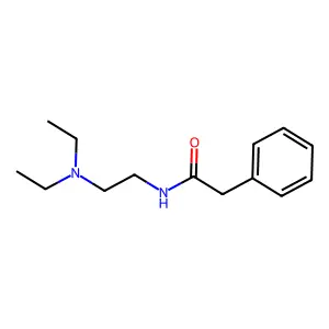 N-(2-(二乙氨基)乙基)-2-苯基乙酰胺 structure
