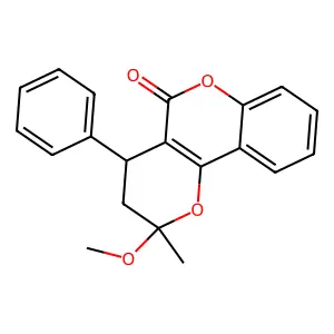 Cyclocumarol structure