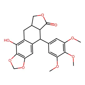 beta-Peltatin structure