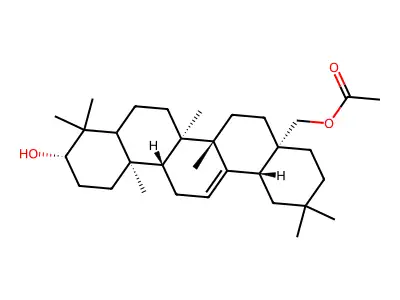 28-Acetoxyerythrodiol structure