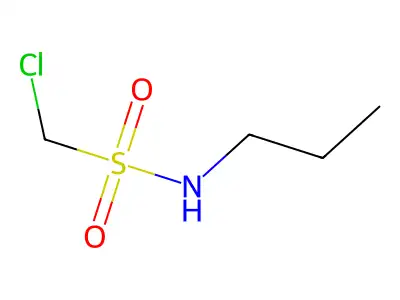 1-Chloro-N-propylmethanesulfonamide structure
