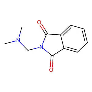 N-(二甲氨基甲基)邻苯二甲酰亚胺 structure