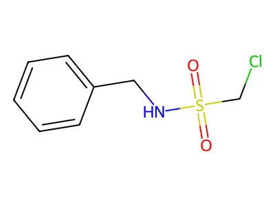 N-benzyl-1-chloromethanesulfonamide structure