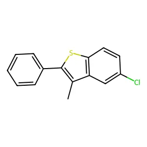 5-Chloro-3-methyl-2-phenyl-1-benzothiophene structure