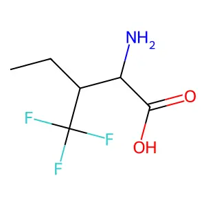 2-氨基-3-(三氟甲基)戊酸 structure