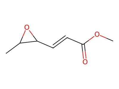 Methyl 4,5-epoxy-2-hexenoate structure