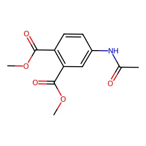 Dimethyl 4-acetamidophthalate structure