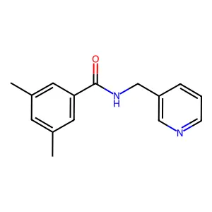 N-(3-吡啶甲基)-3,5-二甲基苯甲酰胺 structure