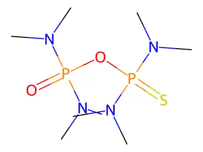 Thiopyrophosphoramide, octamethyl- structure