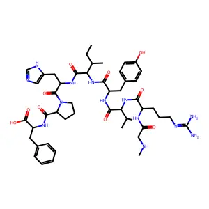 angiotensin II, Sar(1)-Ile(5)- structure