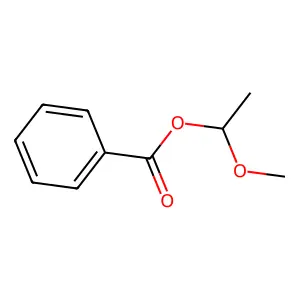 1-Methoxyethyl benzoate structure