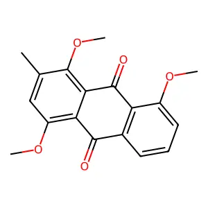 1,4,8-Trimethoxy-2-methylanthracene-9,10-dione structure