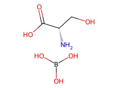 L-丝氨酸与硼酸的混合物 structure
