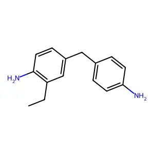 4-((4-氨基苯基)甲基)-2-乙基苯胺 structure