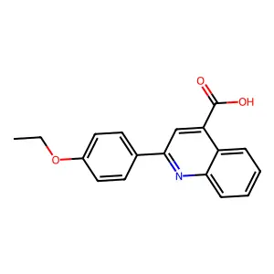 2-(4-乙氧基苯基)喹啉-4-甲酸 structure