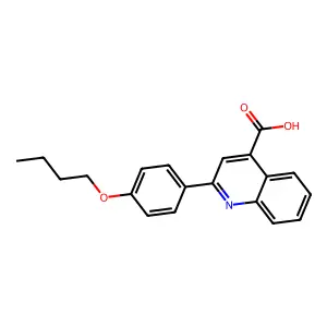 2-(4-Butoxyphenyl)quinoline-4-carboxylic acid structure