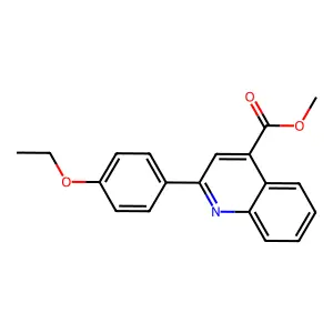Methyl 2-(4-ethoxyphenyl)quinoline-4-carboxylate structure