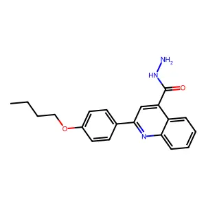 2-(4-Butoxyphenyl)quinoline-4-carbohydrazide structure