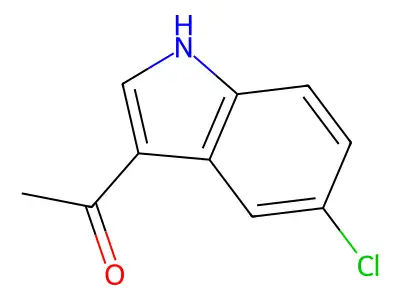 1-(5-chloro-1H-indol-3-yl)ethanone structure