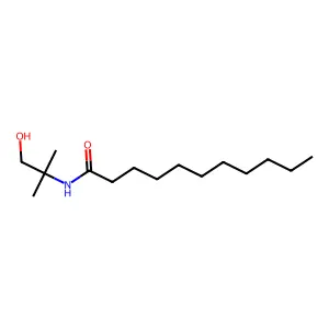 N-(2-羟基-1,1-二甲基乙基)十一烷酰胺 structure