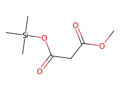 Methyl trimethylsilyl malonate structure