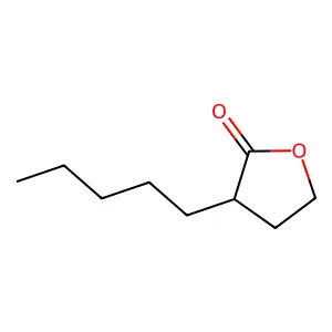 2(3H)-Furanone, dihydro-3-pentyl- structure