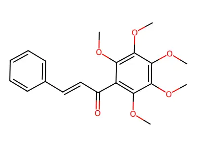 1-(2,3,4,5,6-Pentamethoxyphenyl)-3-phenylprop-2-en-1-one structure